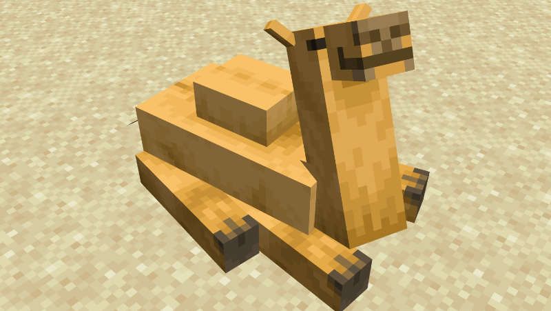 Camel in Minecraft 1.20 OneBlock